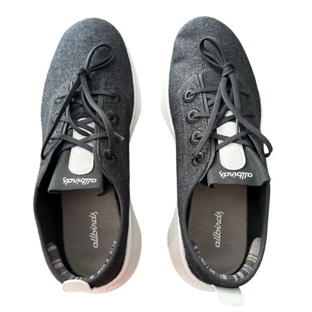 Allbirds SuperLight Wool Runners Men’s 10 Natural Black Gray